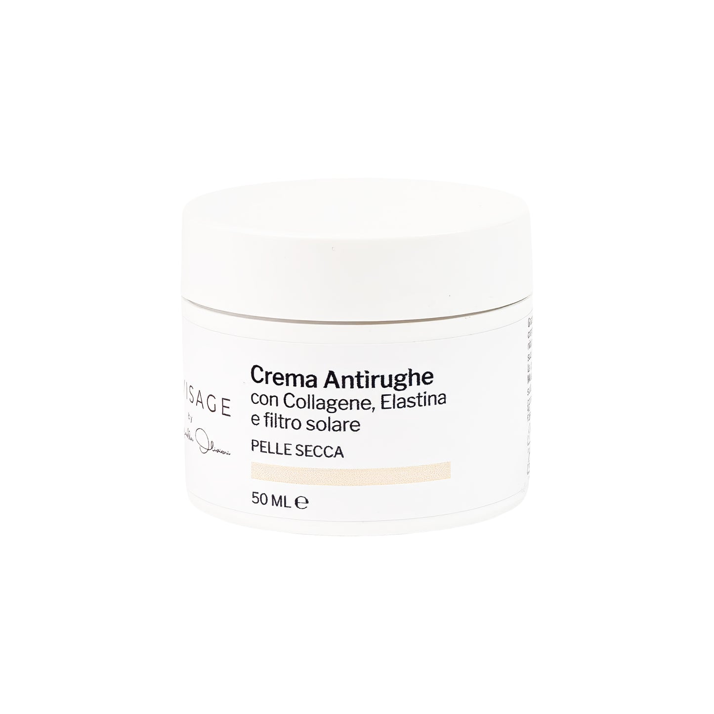 Crema antirughe con Collagene, Elastina e Filtro Solare