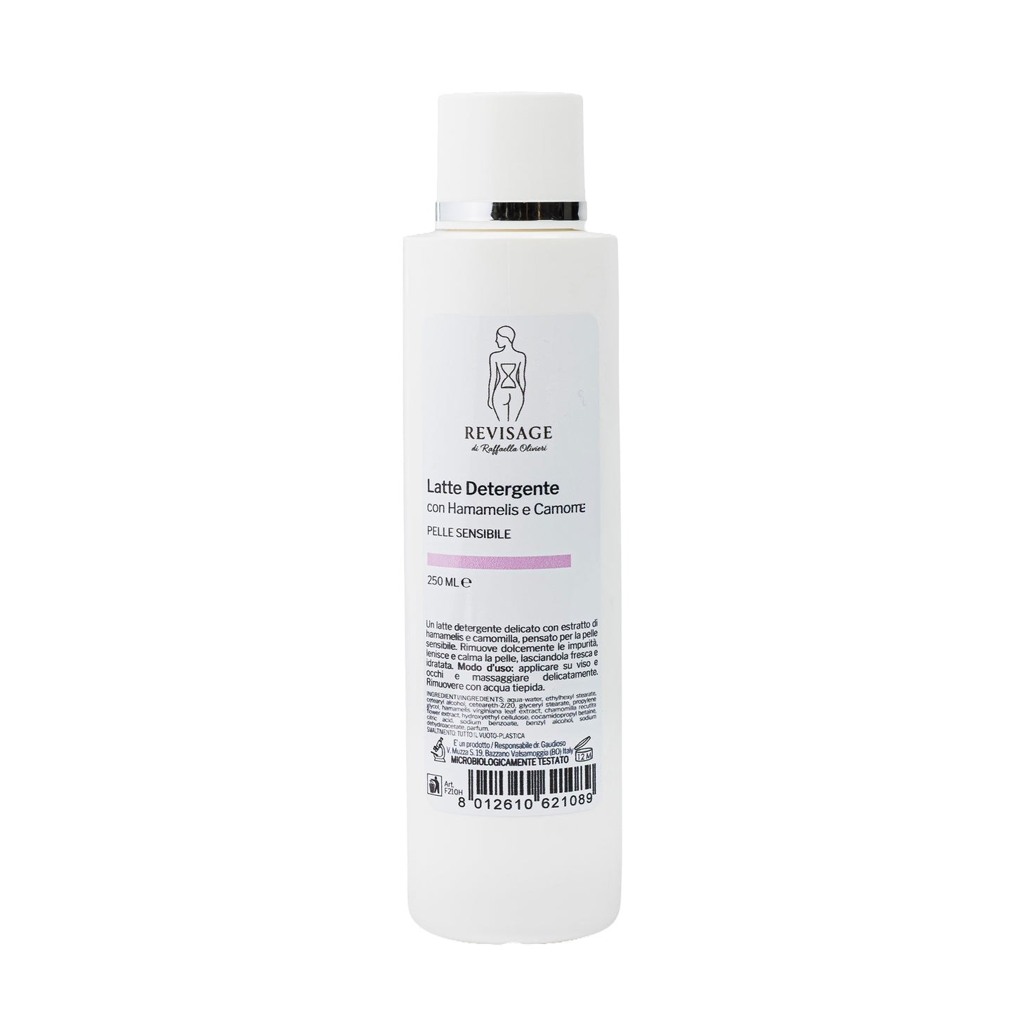 latte detergente con hamamelis e camomilla